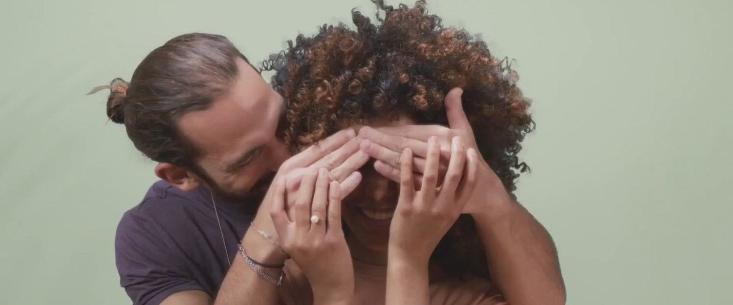 Lifestyle image from the Bathmate campaign with a relaxed couple